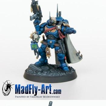 Primaris Captain in Phobos Armour by MadFlyArtStudio