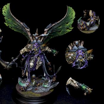 Mortarion, daemon primarch of Nurgle by White Weasel Studio