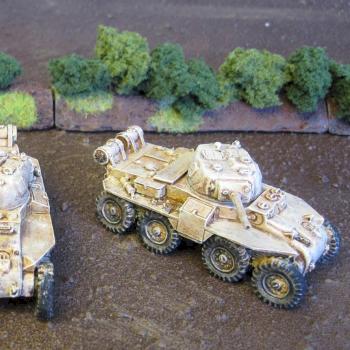 Heavy armored car platoon by Juanbususto