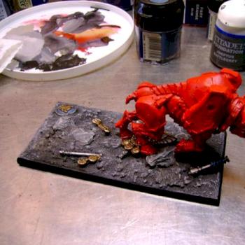 Chaos Daemons - Herald of Khorne on chariot 2 by Qcbob