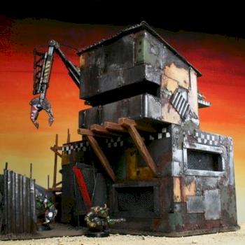 Ork mekshop by Terraformer