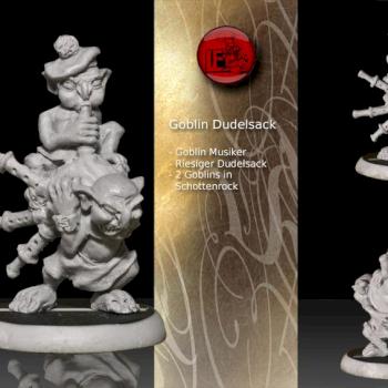 Goblins with bagpipes by Sculpy