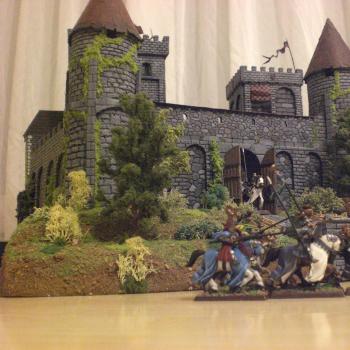 Bretonnian castle by Lapin_Rouge