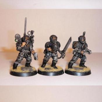 Imperial Guard Veteran Squad by Marins