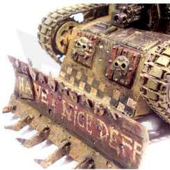 Scratchbuilt Ork 'Leman Russ' by Dmitry Rommel