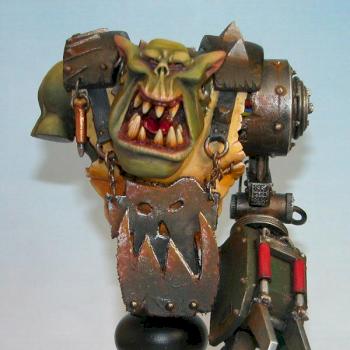 Buste de Big Boss Ork (peinture) by vincent
