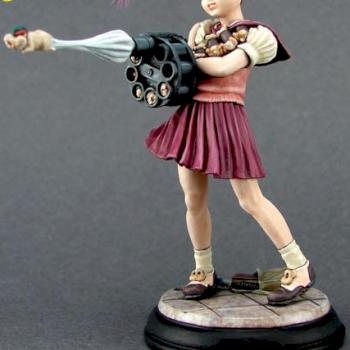 Ginfritter Anime Schoolgirl with Ham Hammer 3000 by Jubilee