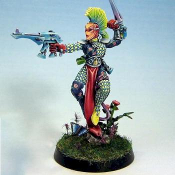 Harlequin with Harlequins' Kiss by Bren