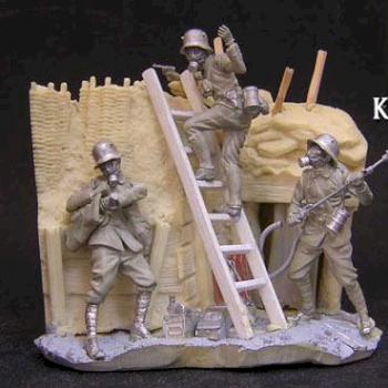 WWI trench by Knightdelso