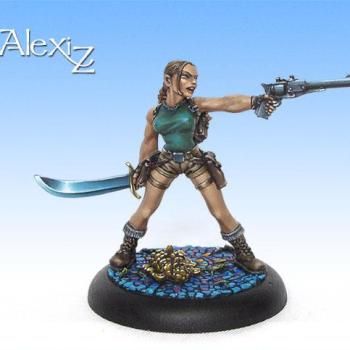Female Archaeologist by Alexi Z