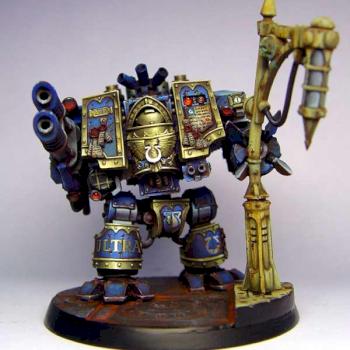 Ultramarines venerable dreadnought by Yellow one
