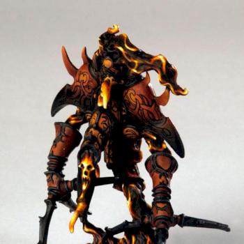 Fire Elemental by Gaul Miklós