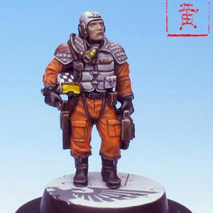 Imperial Navy Pilot- Forge world by LouW