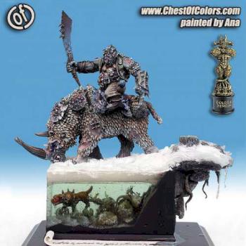 GOLDEN DEMON POLAND 2007 - Gold in Warhammer Monster - Ogre on Rhinox by Ana