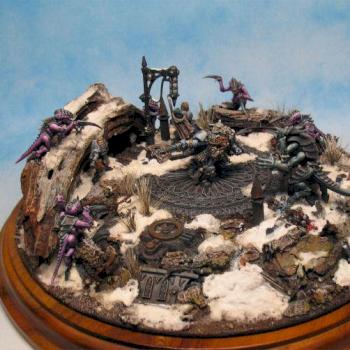 Space Wolves Diorama by Jamie