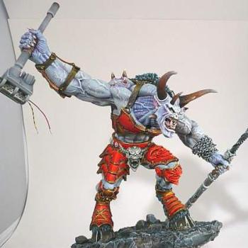 Daemon Prince with Berserker Glaive by eselle