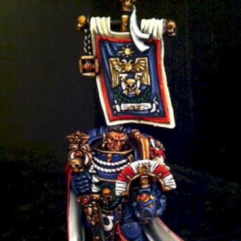 Ultramarine Captain Sicarius by Onehip