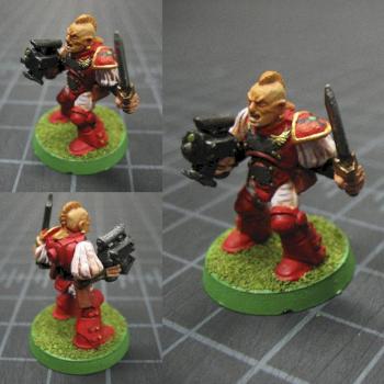 Blood Angels Scout by kaiserbudheim