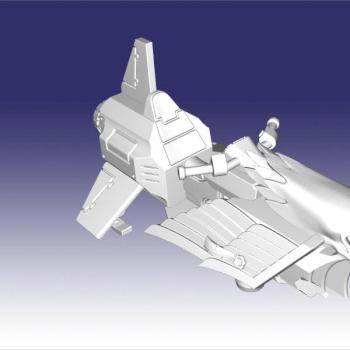 W.I.P. - Light jetbike class Vicarius by PikazooCZ