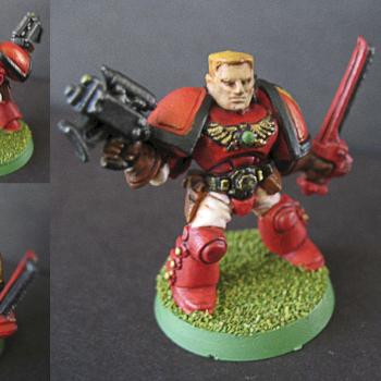 Blood Angels Scout Sgt. by kaiserbudheim