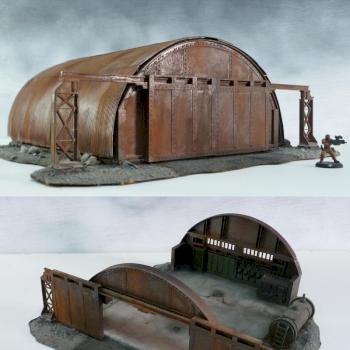 Small Aircraft Hangar/Motor Pool/Quonset Hut by Studio Asgard
