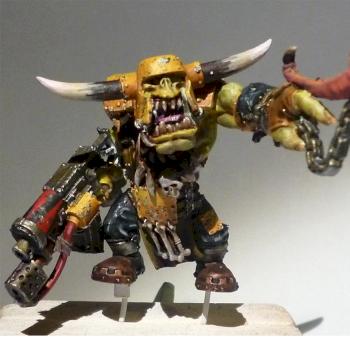 WIP Big boss ork with squig by [R#]