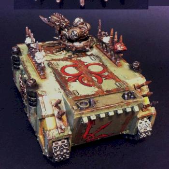 nurgle rhino deathguard by Matdub