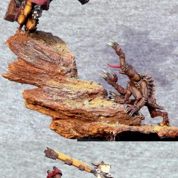 copter ork vs tyranide by domb