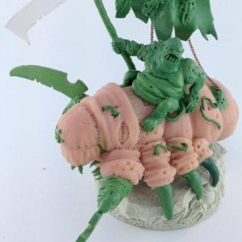 CSM custom Chaos Nurgle Daemon Lord on Plague Beast by hagness