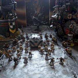 Imperial Fist Scouts by J D Herring