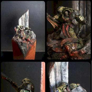 Imperia Fists Captain Marcus Secundus by Aulon