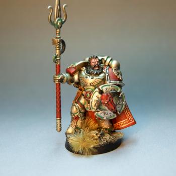 Minotaurs Space Marine Captain by Estallerjon2