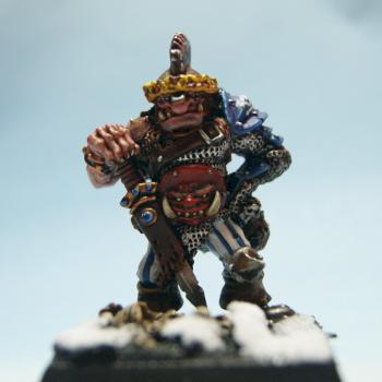 Sharkey the Mercenary Ogre Champion by Estallerjon2