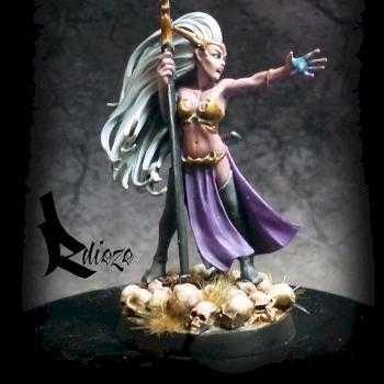 dark elfe sorceress by [R#]