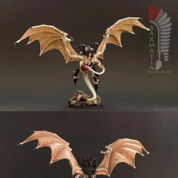 Tyranid Winged Hive Tyrant by Sarmatia Painting Studio