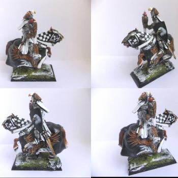 Warhammer Bretonnian Champion Knight of Eagle by tinman755
