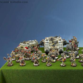 Space Wolves Army by MinionStudio