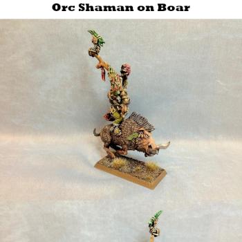 Savage Orc Shaman on Boar by hazelanne