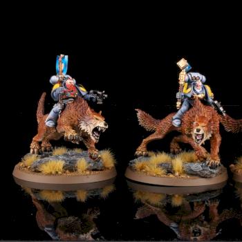 Space Wolves Thunderwolf Cavalry by www.buypainted.com
