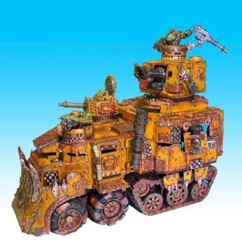 Bad Moonz Ork Battlewagon by WarPaintGuy
