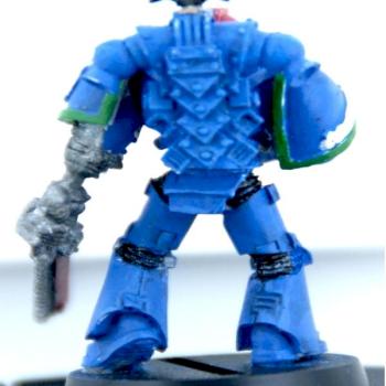Space Marine sergeant in mk4 armour(tabletop) by Ulrik Grey