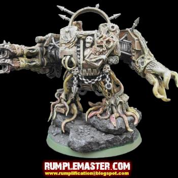 Chaos Space Marine - Nurgle Dreadnought by rumplemaster