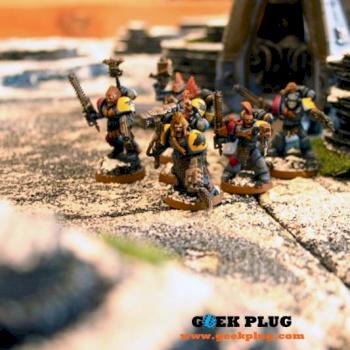 Space Wolves Grey Hunters and Wolf Guard by Emerett
