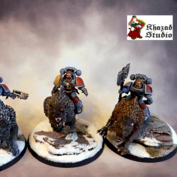 Space Wolves....Thunderwolf Cavalry by Emilys Miniatures