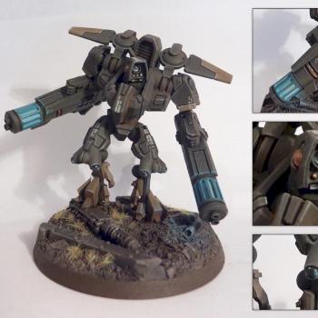 Tau XV9 Hazard Suit with Fusion Cascades by Rovient