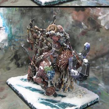 Ogre Hunter On Stonehorn / Chasseur Ogre sur Mastauroc by bizeljulien