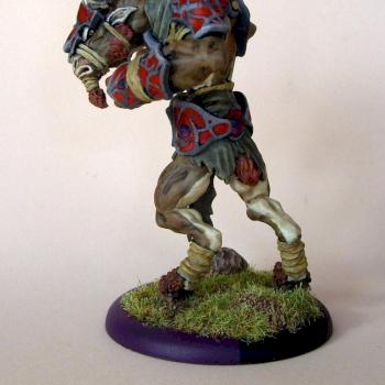 Shadowhorn Satyr - Circle of Orboros (Hordes) by Csonti