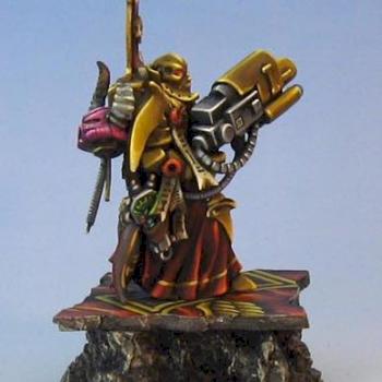 Converted Inquisitor Lord on Sculpted base by Wappellious