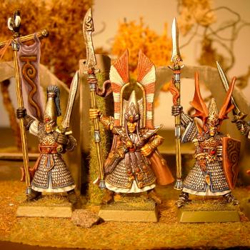 high elves command group by Commissar Caos