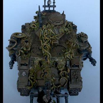 Nurgle Chaos Space Marine Predator Painted by rumplemaster